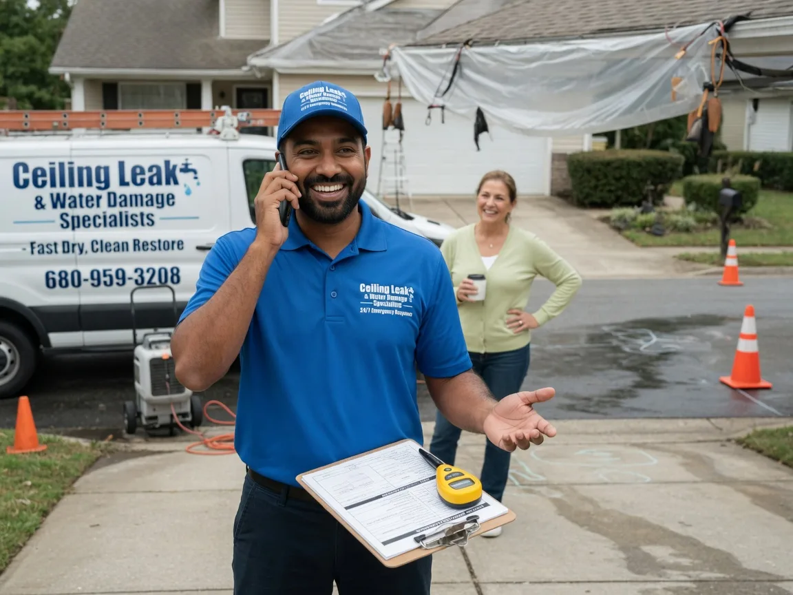 Ceiling Leak Cleanup Fallentimber, PA FAQs
